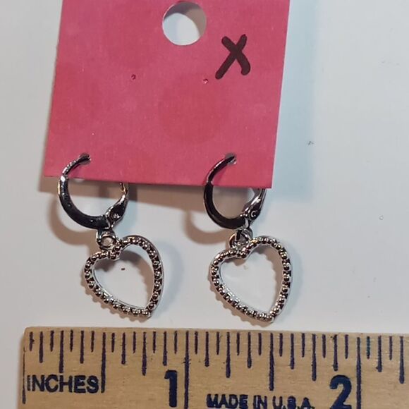 Heart earrings - Picture 2 of 4
